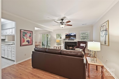 Laminate Flooring graces the Great Room and Dining Room