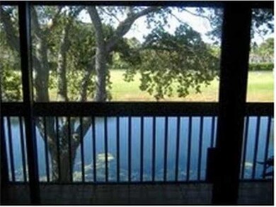 View. Pleasant screened porch with view of pond an