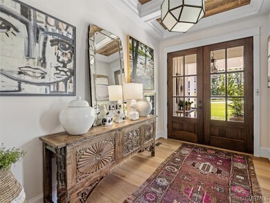 The entrance foyer.