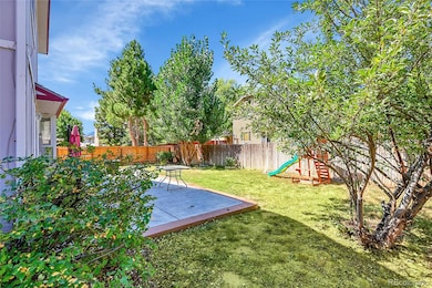 Oversized patio and lots of room to play in the back yard!