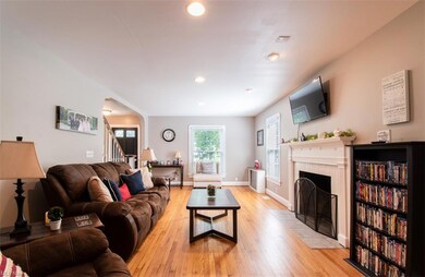 Lovely fireplace mantel