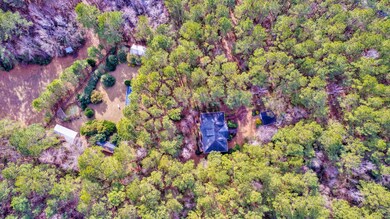 Aerial view of property