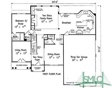 1st Floor Plan.