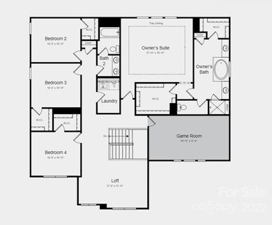Structural options added to 9027 Ellery Channing Drive include: bath 3 at bed 4, guest suite, bonus room, tray ceiling owner's suite, rear covered porch, shower at guest suite and bath 3, laundry tub, dual tankless water heaters, and additional windows.