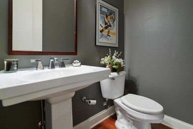 First floor half bath/powder room