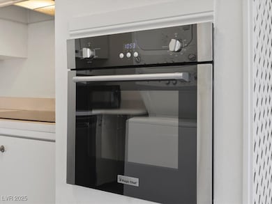 Kitchen view of oven