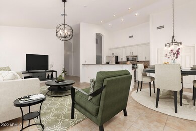 Staged Family room and nook