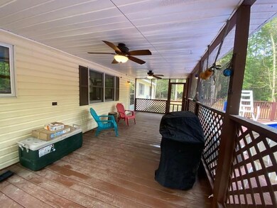 Another view with screened in porch