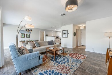 View of living room looking toward front Entrance.
