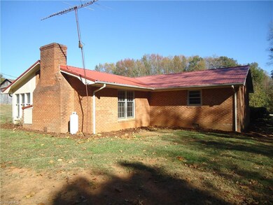 West and rear sides