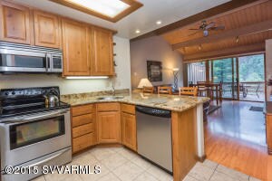 Flow through kitchen to great room