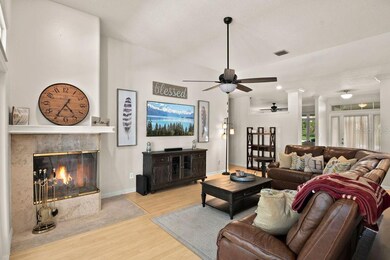 Family room offers plenty of space to spread out w