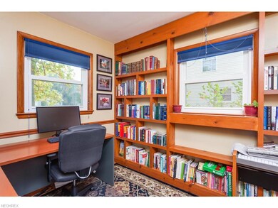 Office located in the front of home on main floor 