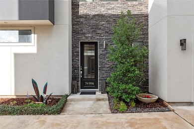 You and your guest are greeted by beautiful stone