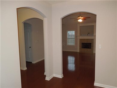 View from dining room looking into great room.  Fr
