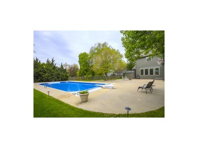 Back View of Large Pool & Basketball Court!