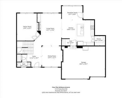 Main Level Floorplan