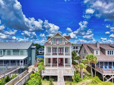 Rear view of property