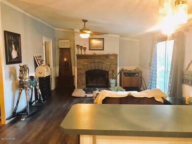 Den with Fireplace