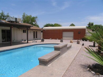 pool and RV garage