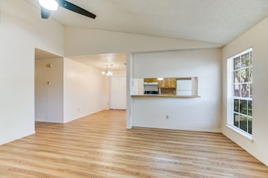 Unfurnished living room with a textured ceiling, 