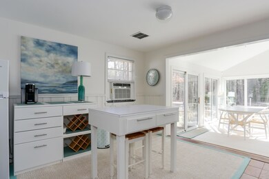 Kitchen eating area to Sun room