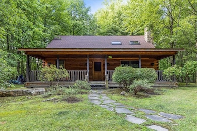 This home blends with the natural surroundings.