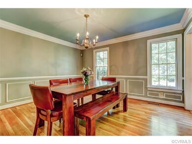The Formal Dining Room has Hardwood Floors, great 