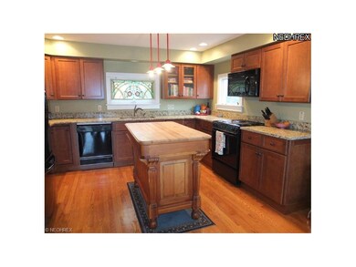 Beautiful kitchen with maple cabinets, granite cou