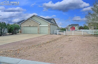 3-car garage and wide side yard