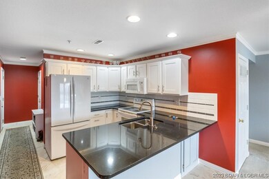 Remodeled kitchen, granite one level countertops
