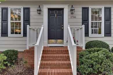 View of front door