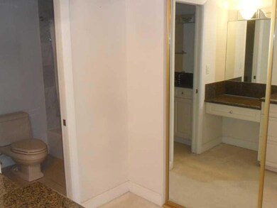 Bathroom Master. Dressing area with granite counte