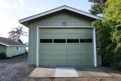 Front of RV Garage