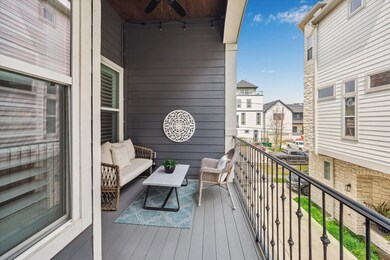 Relax and unwind on this covered porch, complete w