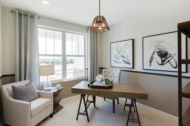 A spacious flex room, as shown in our former model in Lakeville