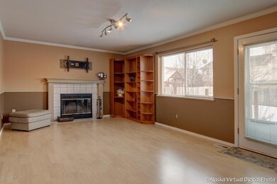 Den with Fireplace