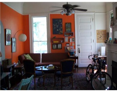 Living Room. Note the 12 foot coved ceilings and w