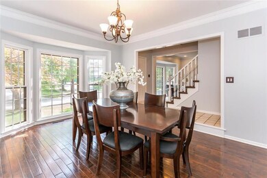 Gorgeous wood floors and so much light!