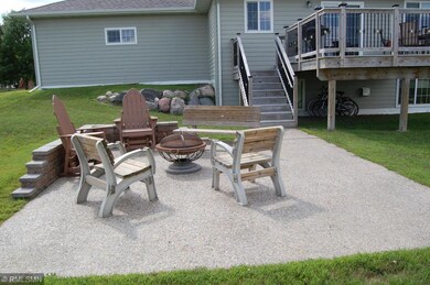 Relax by a fire on the patio