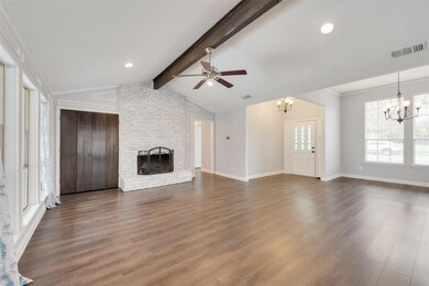 Enjoy this airy living area with wet bar, and open