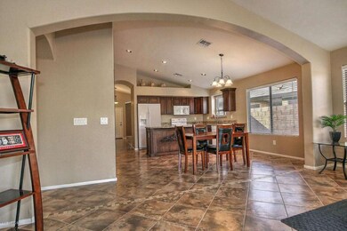 Spacious Kitchen Overlooks Family Room