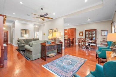 Open to dining area