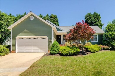 The entrance through the 2-car garage leads you right into the kitchen & laundry area.