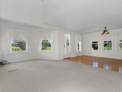 Living room looking into dining area