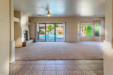 Foyer to backyard view