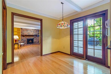 Eating Area with Slider to Backyard Deck