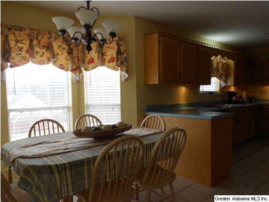 Bay window eating area in this extra large kitchen