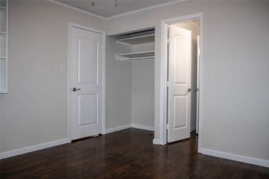 Bedroom 1 view to closet & entry to LR & bath entr