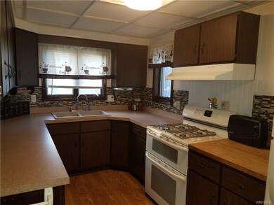 Updated kitchen in the 2 bedroom unit.